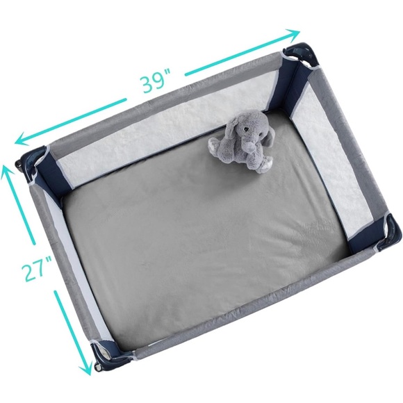 American Baby Company Heavenly Soft Chenille Pack N Play Playard Sheets Bundle/2 - Picture 5 of 7